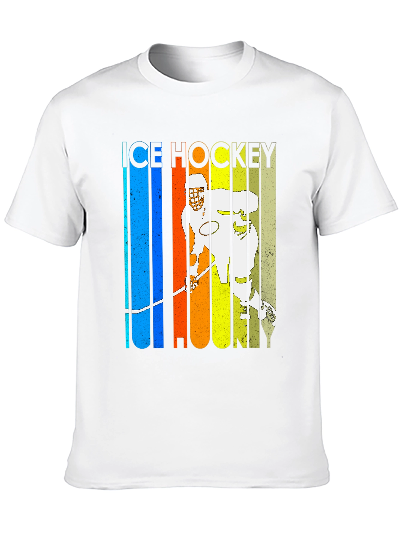 Retro Ice Hockey Player T-Shirt