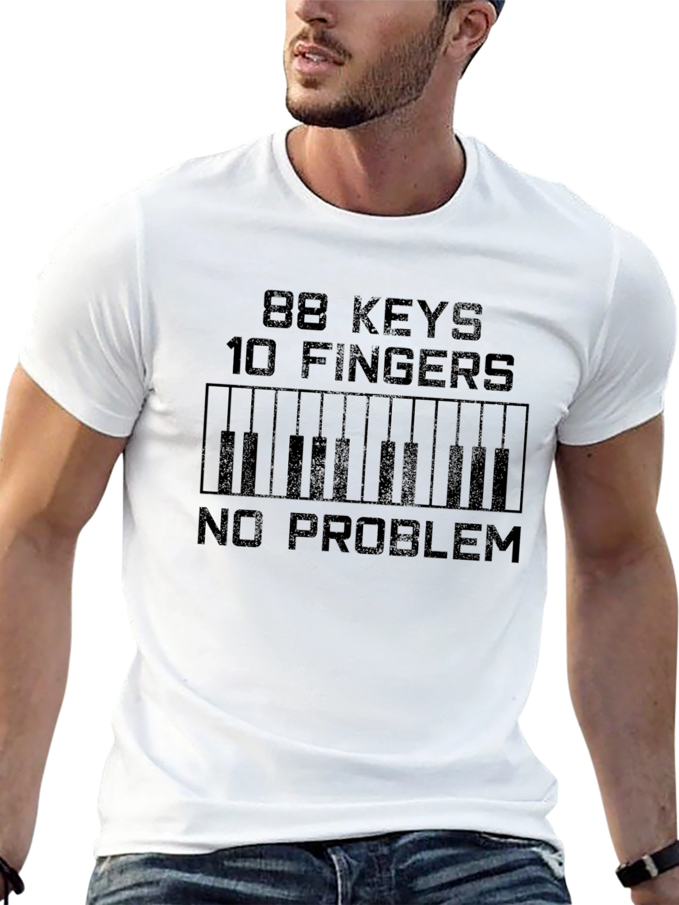88 Keys 10 Fingers Piano T-Shirt