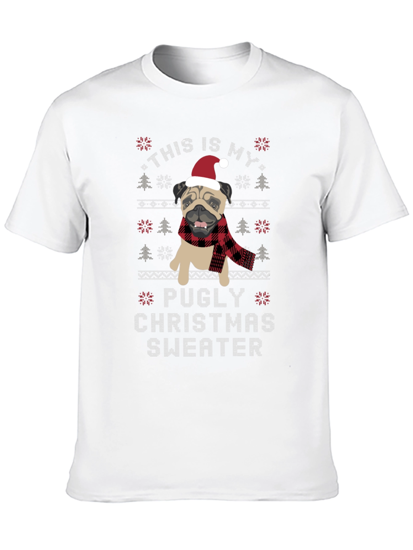 Pugly Christmas Sweater T-Shirt