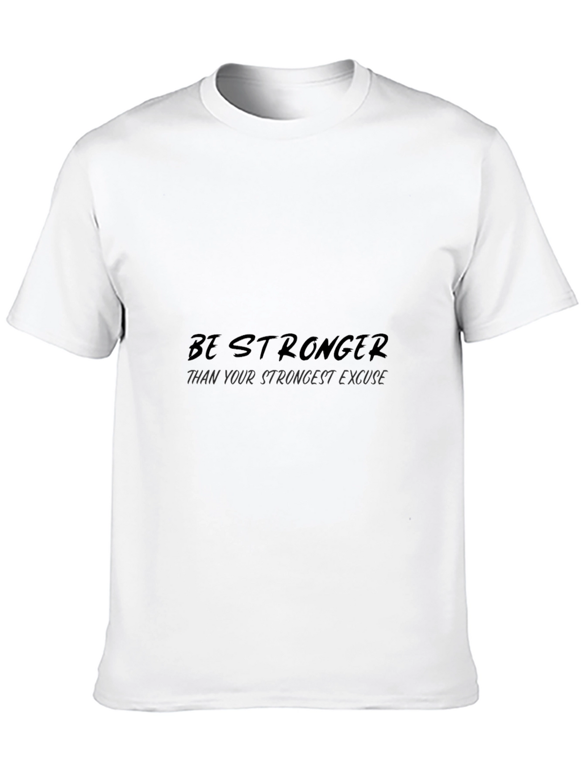 Be Stronger Graphic Black T-Shirt
