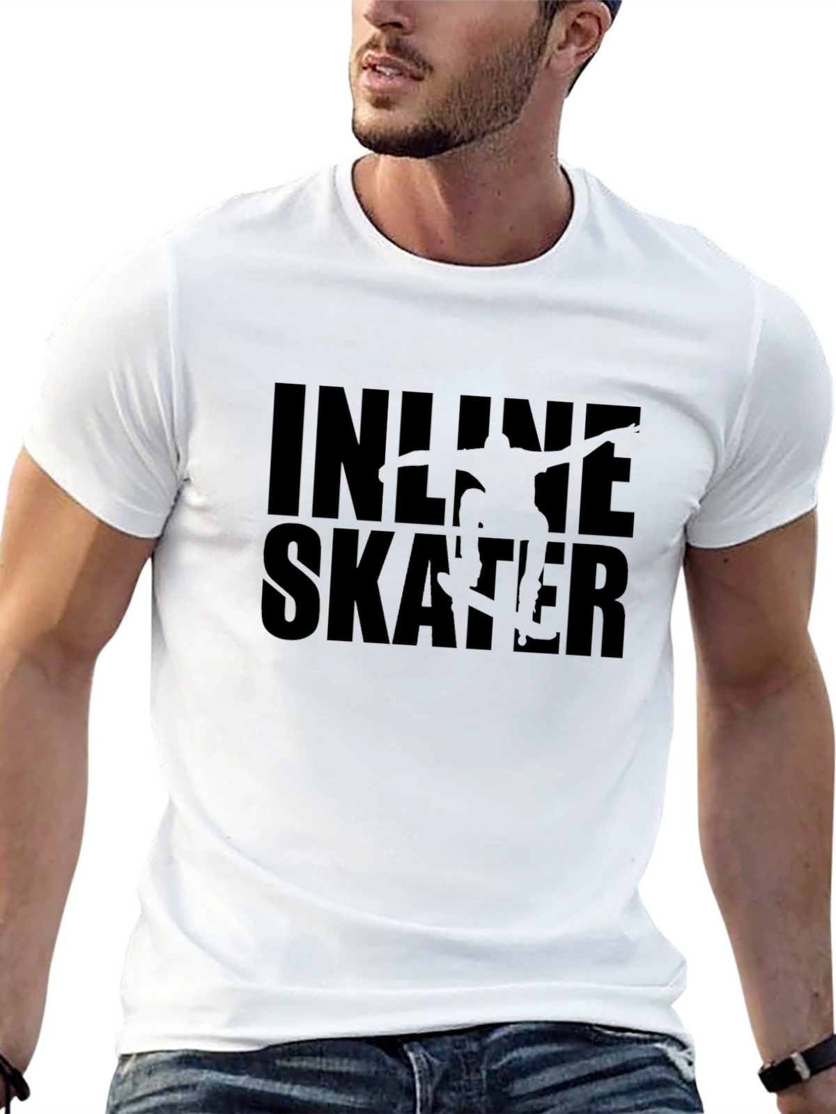 Inline Skater Graphic Tee - Cool Casual Style