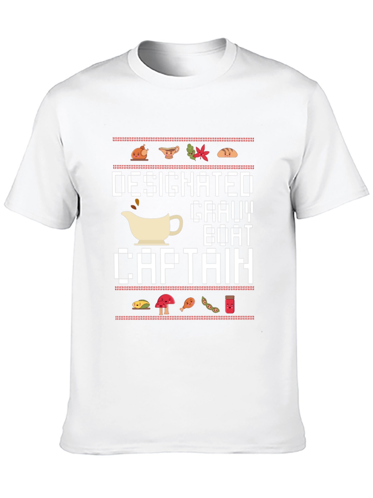 Designated Gravy Boat Captain Black T-Shirt