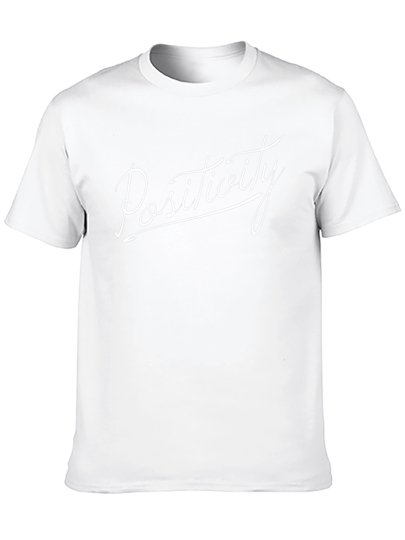 Positivity Script Black T-Shirt