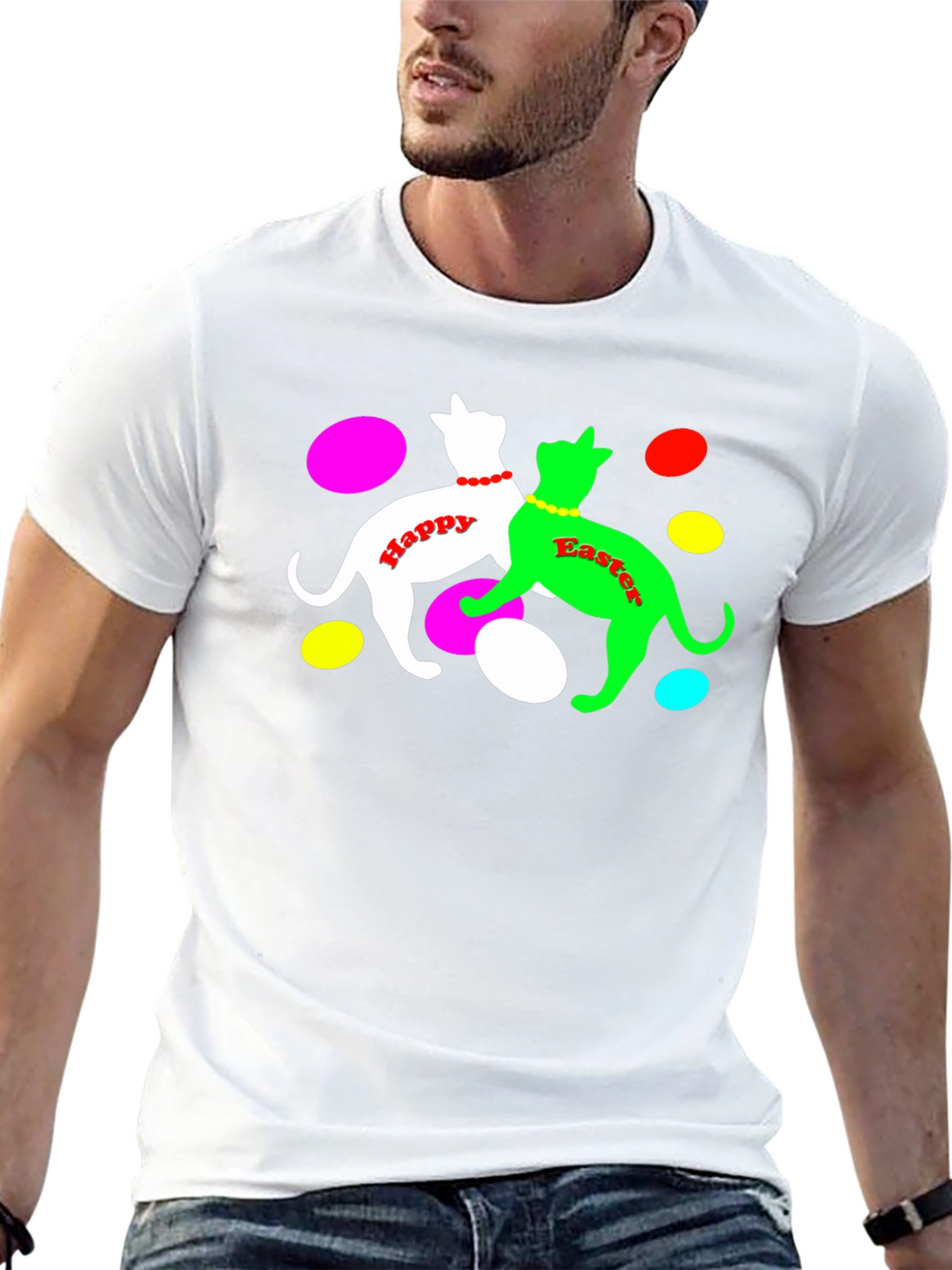 Happy Easter Cats T-Shirt