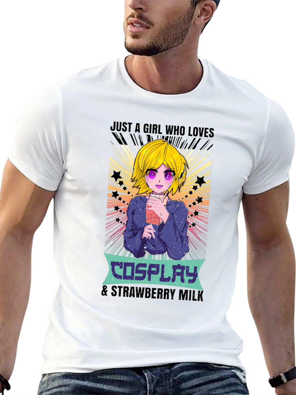 Cosplay & Strawberry Milk Anime T-Shirt