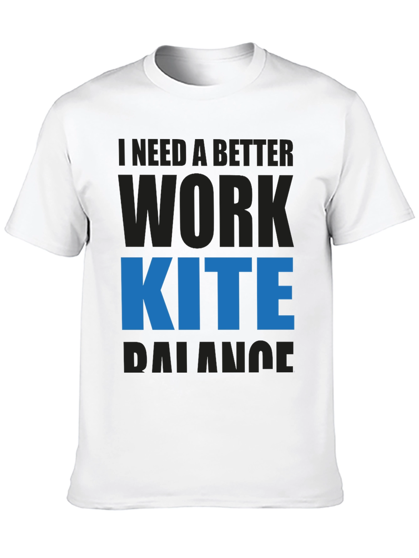 Work Kite Balance T-Shirt - Blue