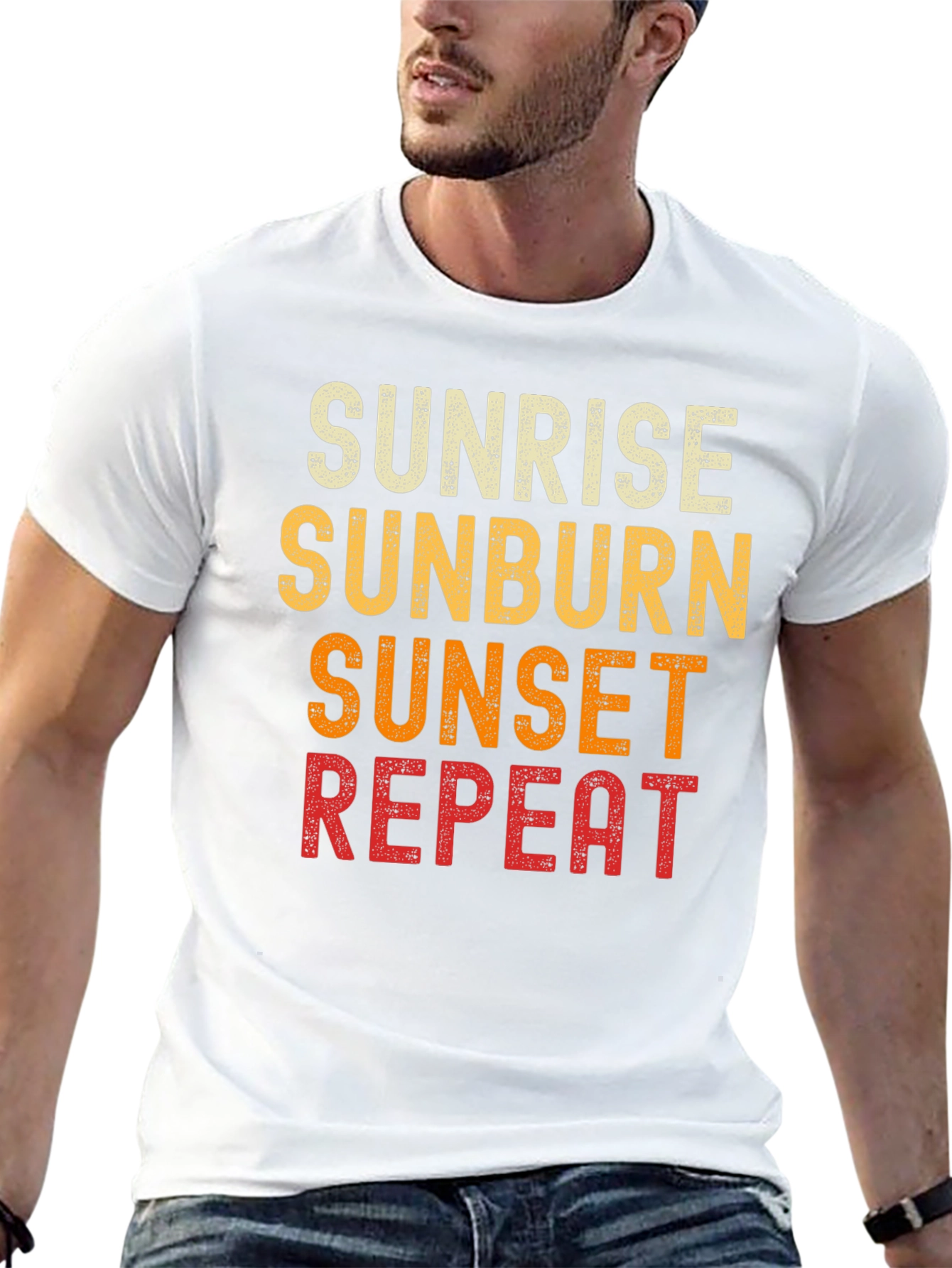 Sunrise Sunburn Sunset Repeat T-Shirt