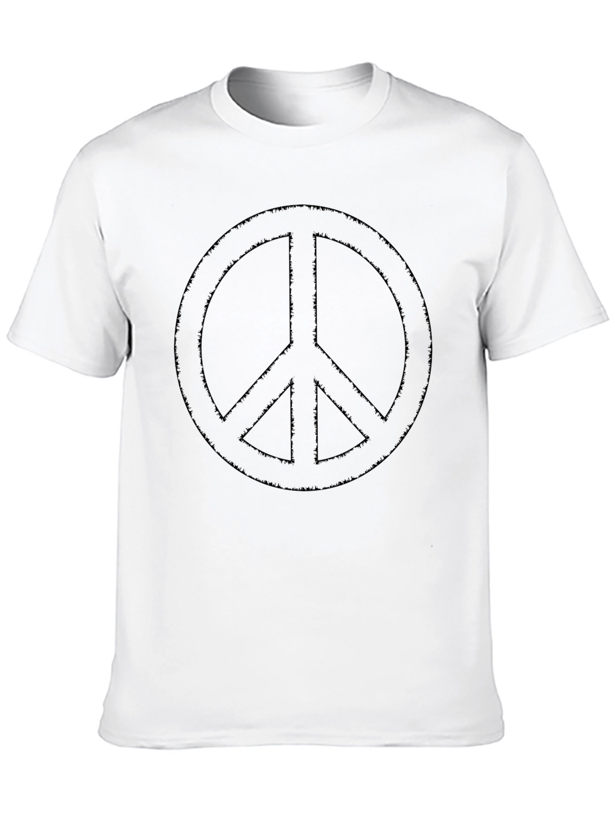 Peace Sign Graphic T-Shirt - Classic Comfort