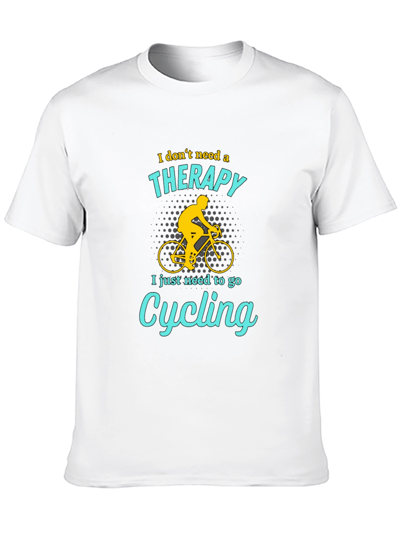 Cycling Therapy T-Shirt - Funny Biker Tee