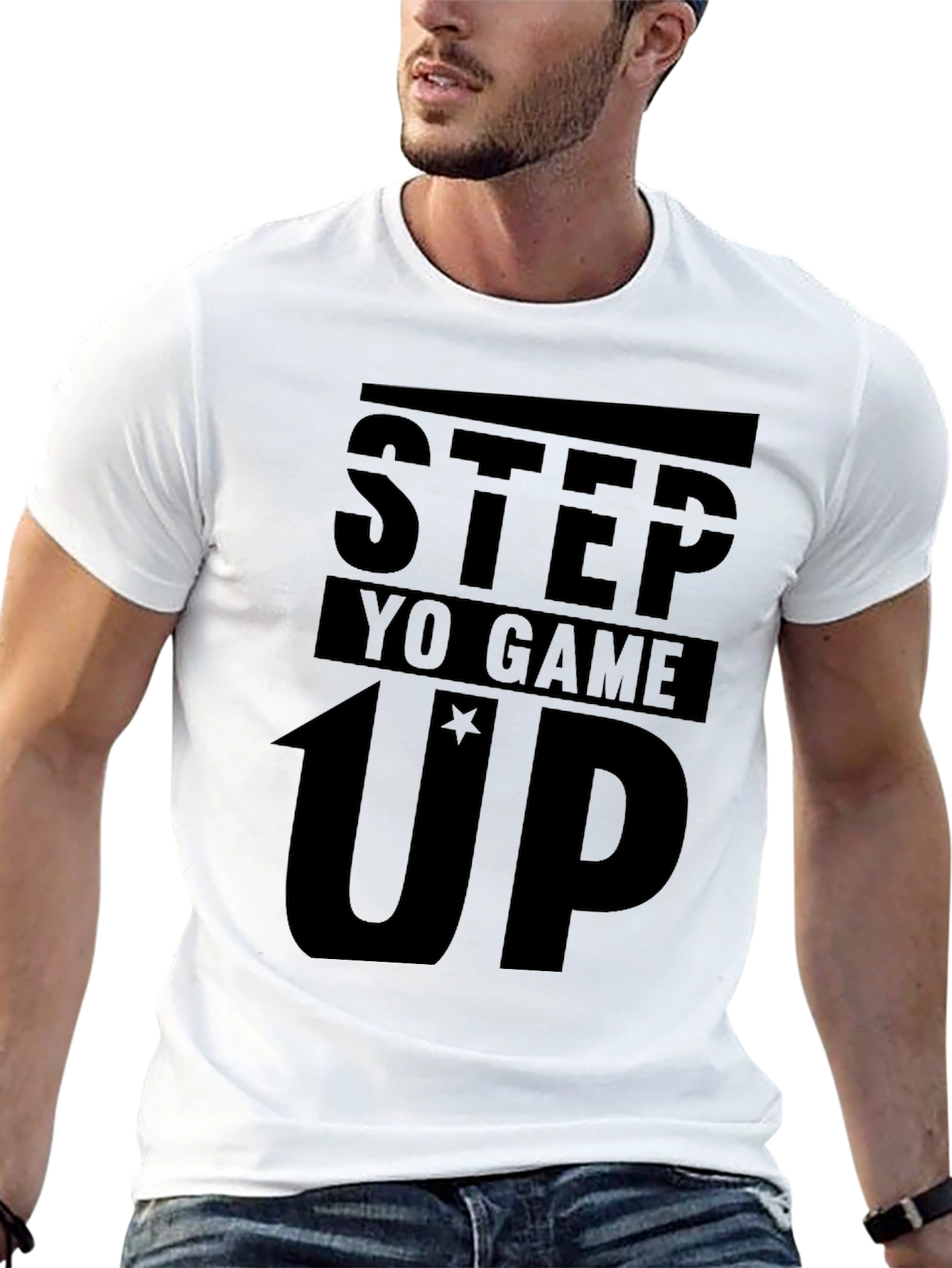 Step Yo Game Up Black T-Shirt