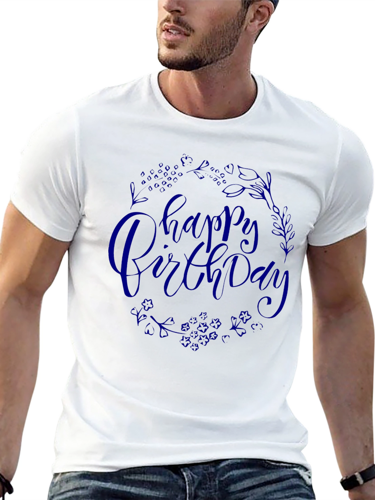 Happy Birthday Black T-Shirt