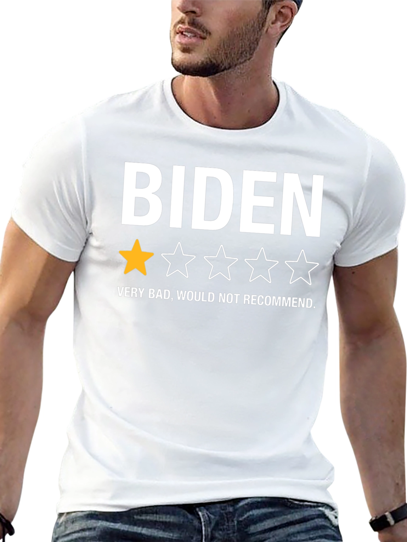 Biden One-Star Rating T-Shirt - Funny Political Tee