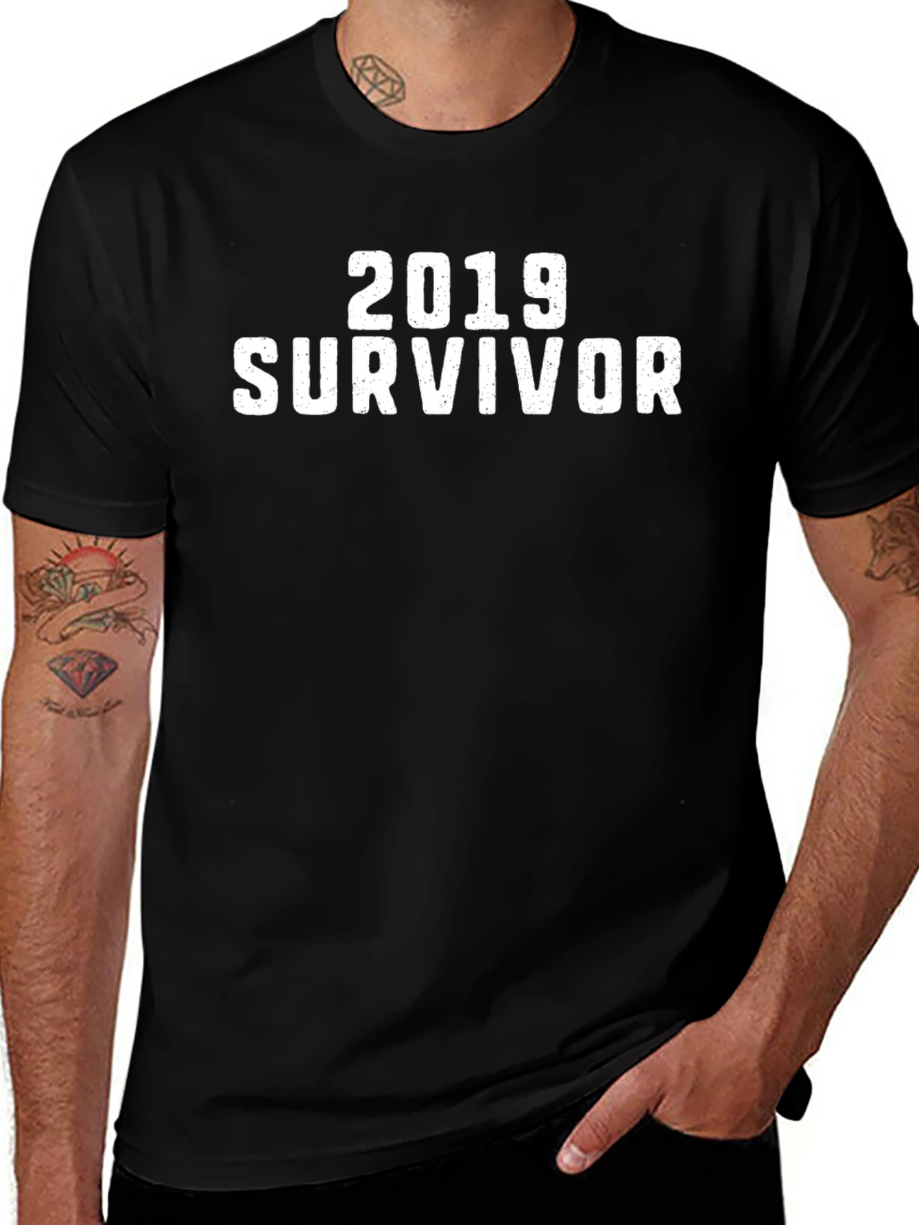 2019 Survivor Graphic Tee - Black