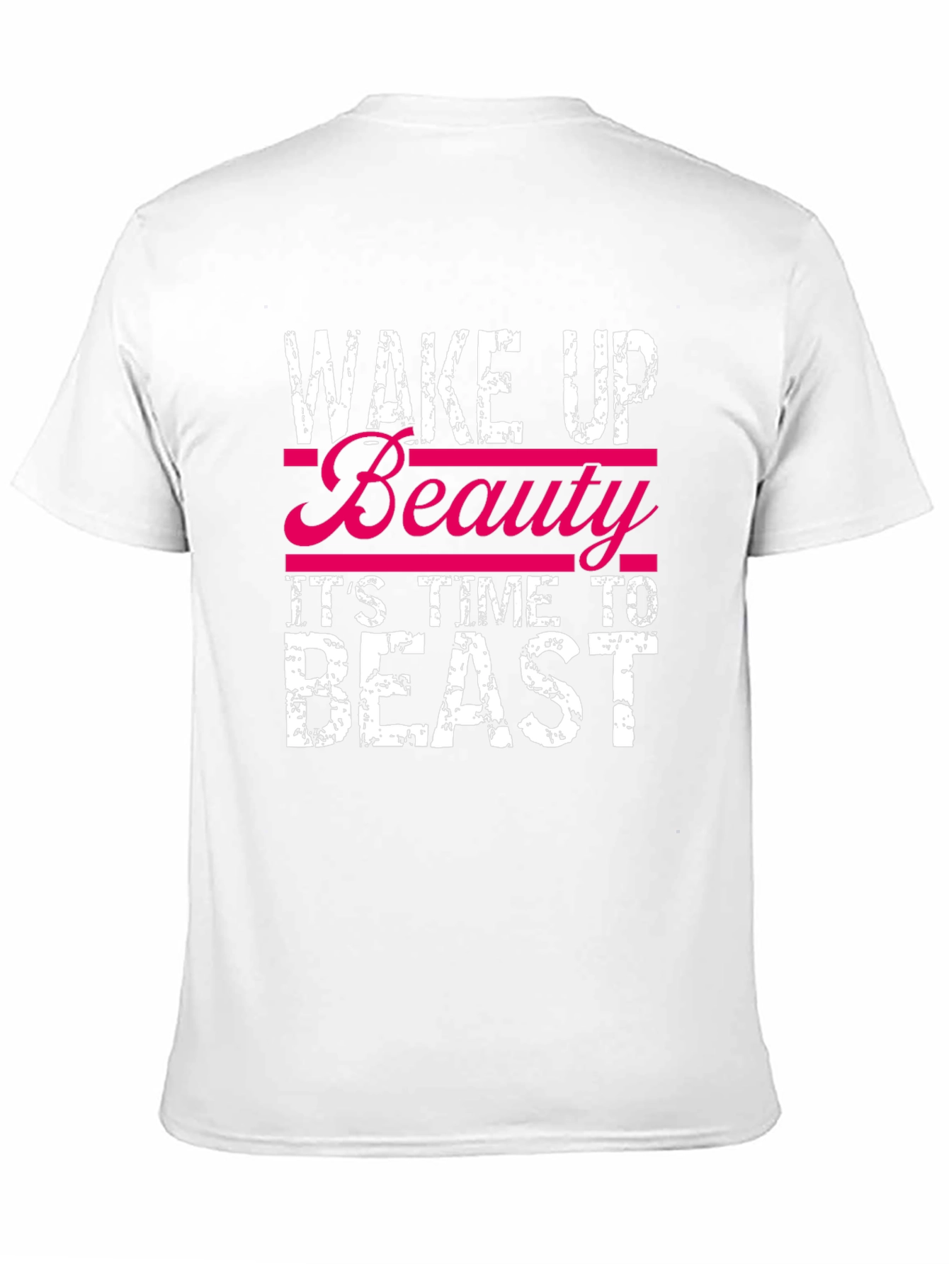 Wake Up Beauty Beast Graphic Tee - Black