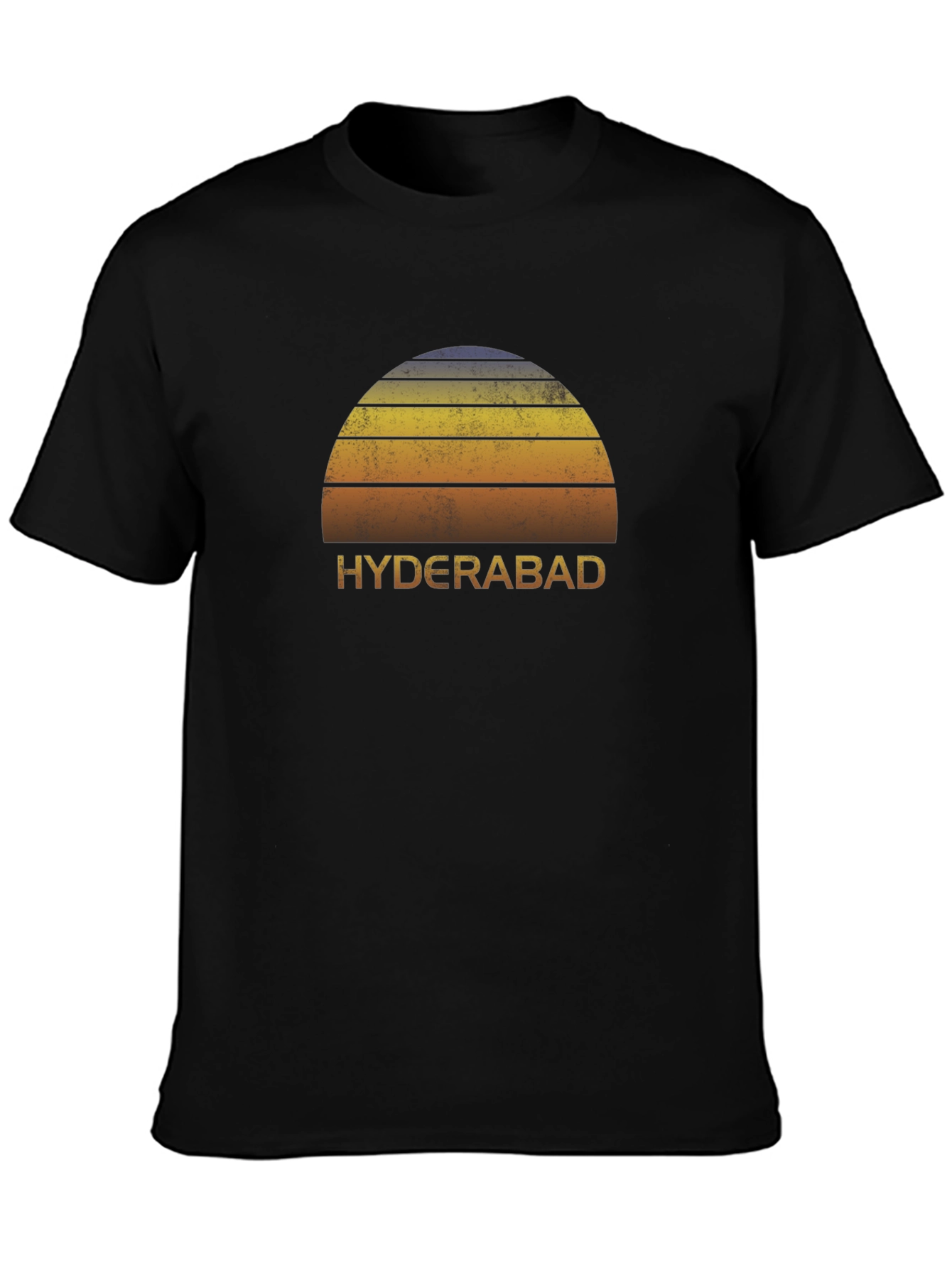 Retro Hyderabad Sunset Graphic Tee
