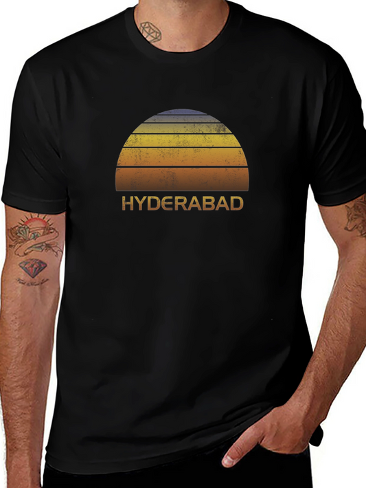 Retro Hyderabad Sunset Graphic Tee