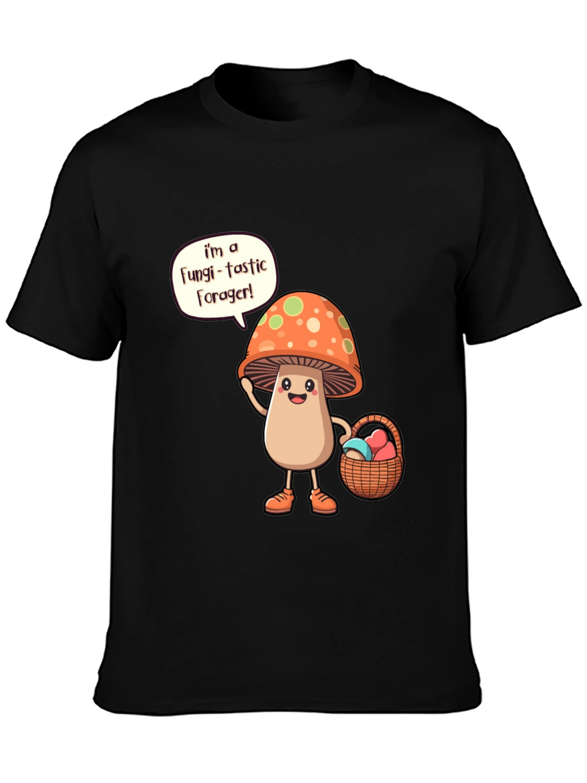 Fungi-tastic Forager T-Shirt - Mushroom Lover Gift