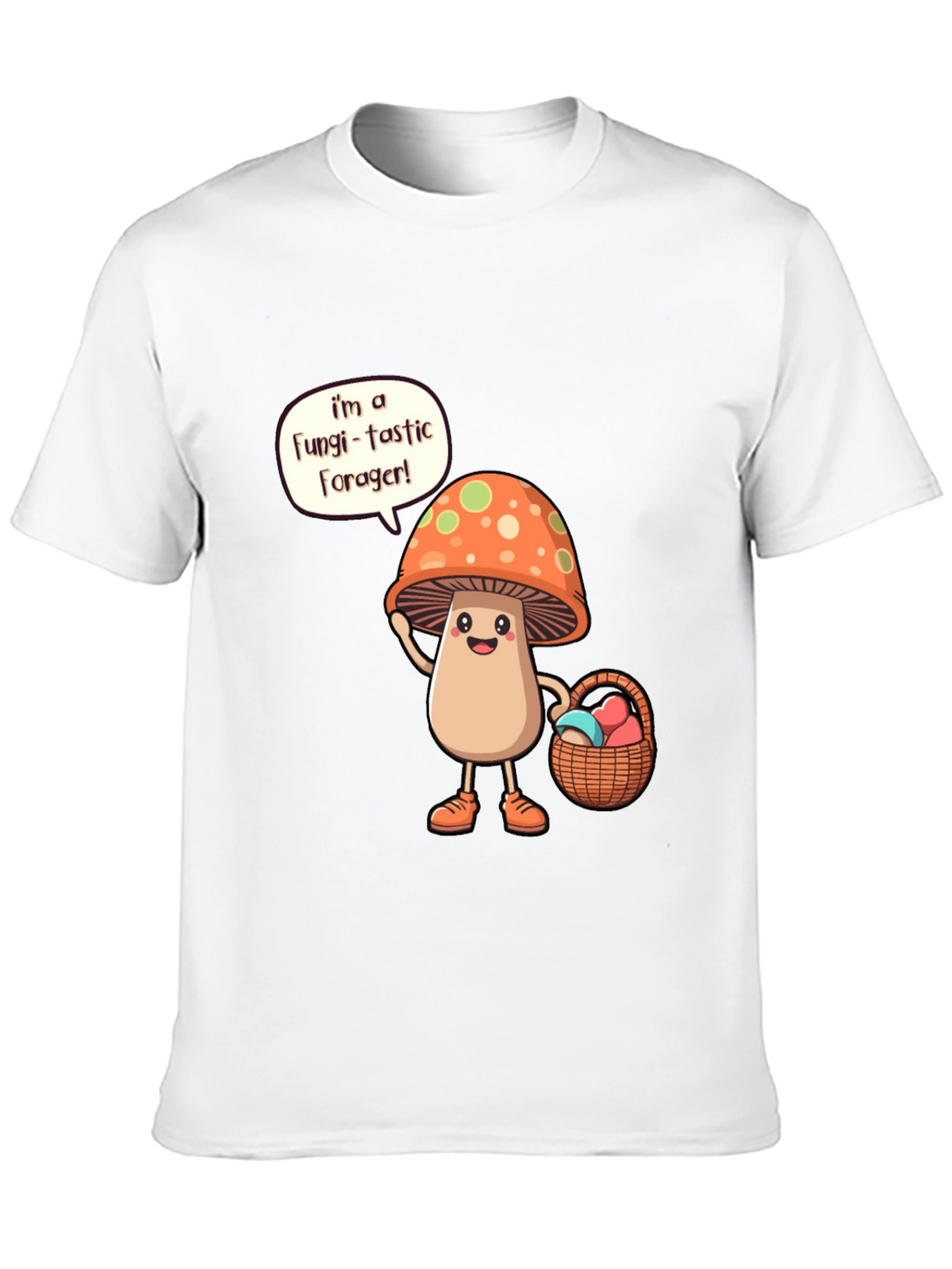 Fungi-tastic Forager T-Shirt - Mushroom Lover Gift