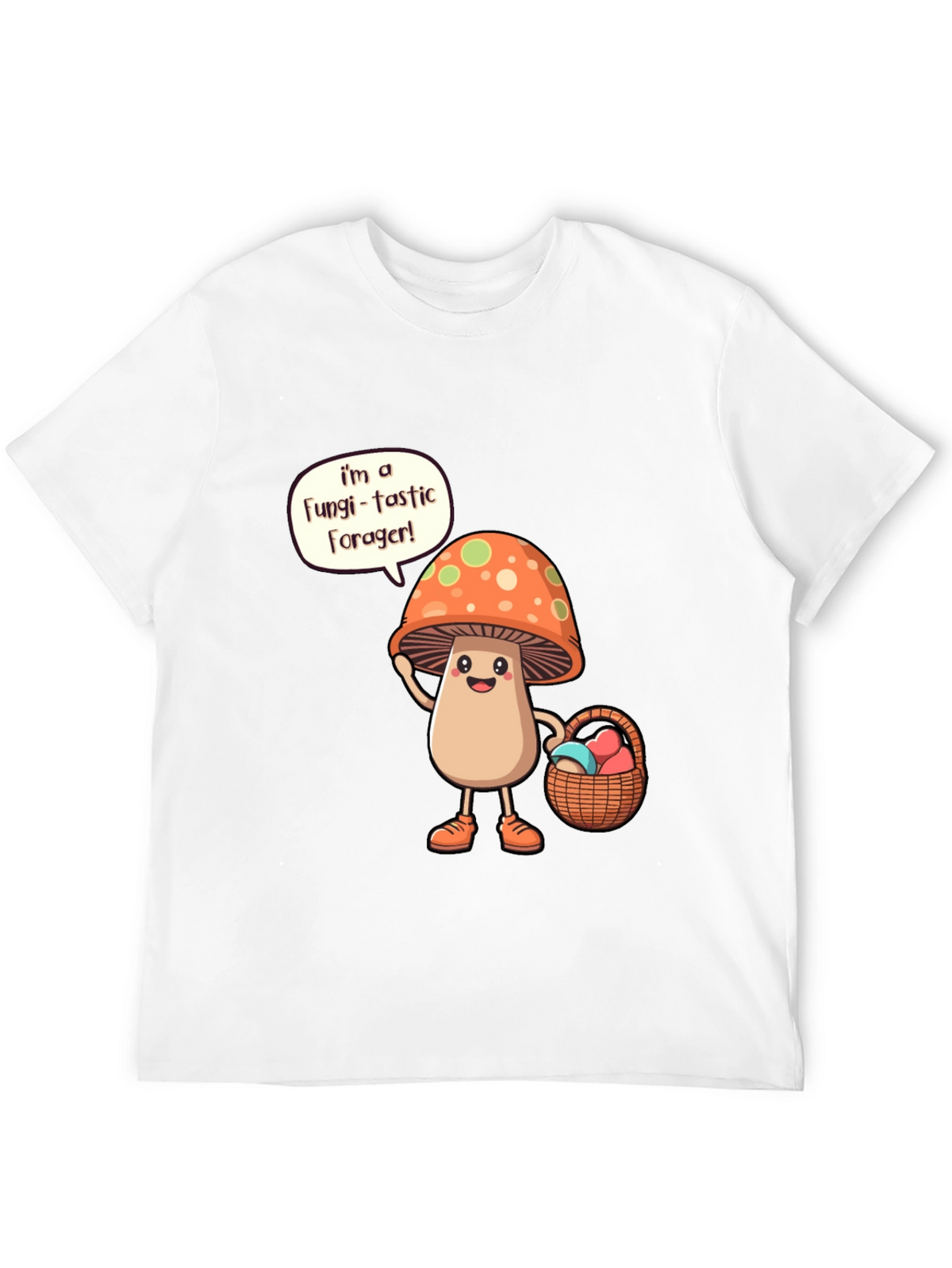 Fungi-tastic Forager T-Shirt - Mushroom Lover Gift