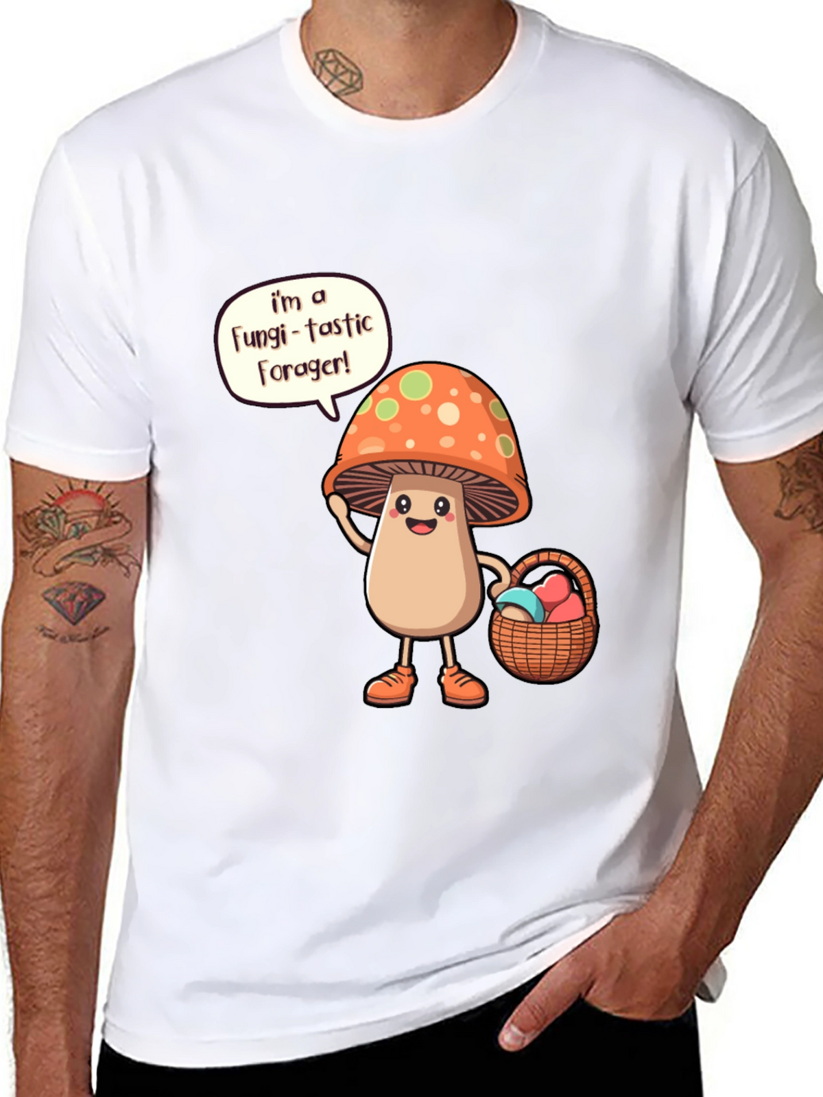 Fungi-tastic Forager T-Shirt - Mushroom Lover Gift