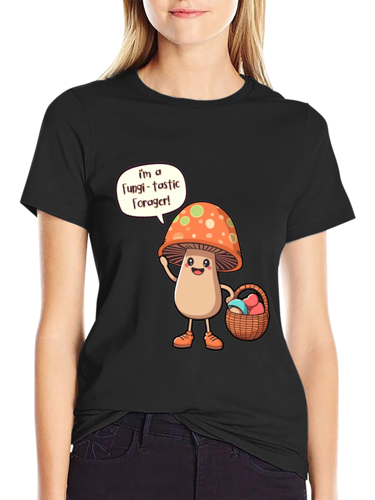 Fungi-tastic Forager T-Shirt - Mushroom Lover Gift