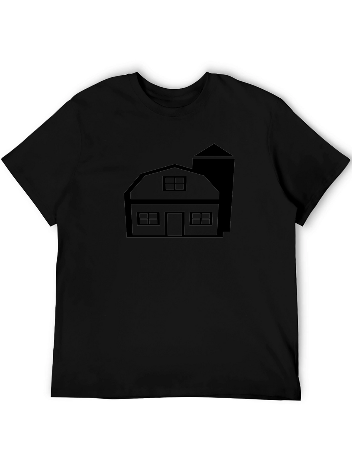 Farmhouse T-Shirt - Rustic Style Black