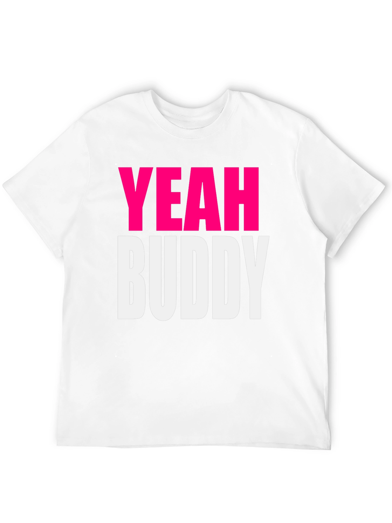 Yeah Buddy Graphic Tee - Black Cotton T-Shirt