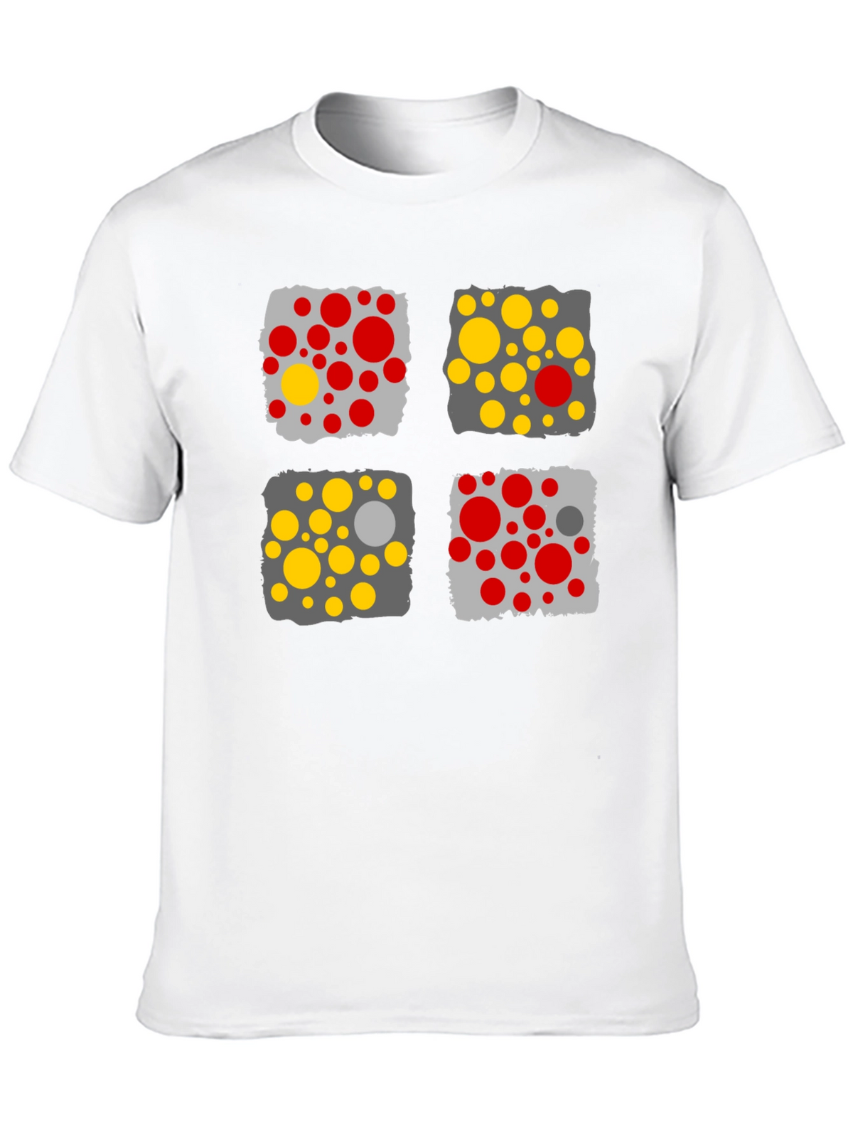 Modern Abstract Graphic Print Mens T-Shirt