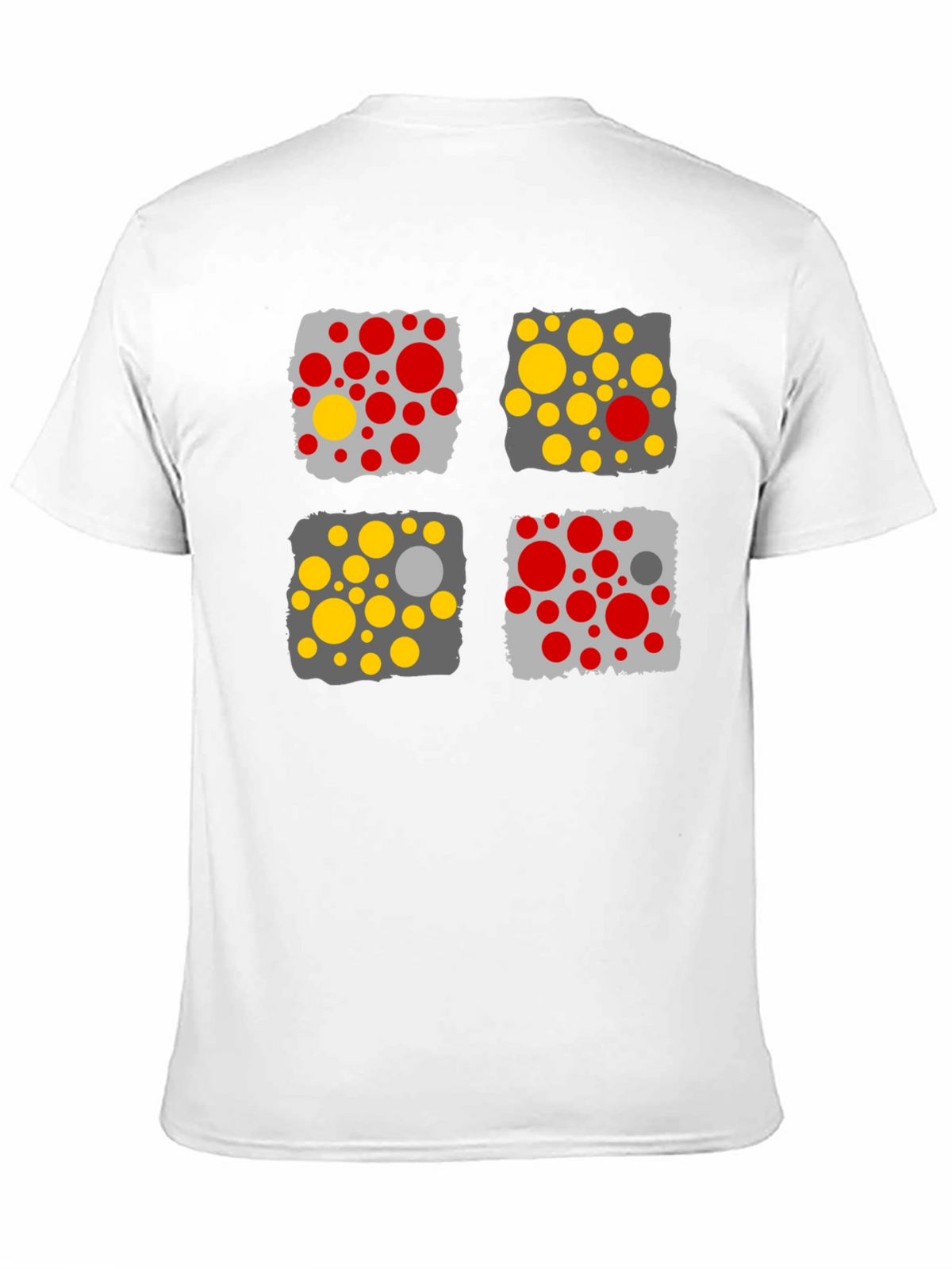 Modern Abstract Graphic Print Mens T-Shirt