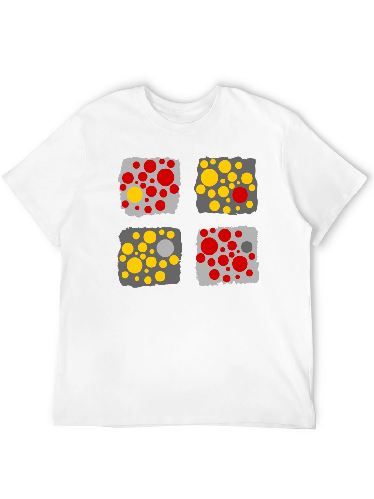 Modern Abstract Graphic Print Mens T-Shirt