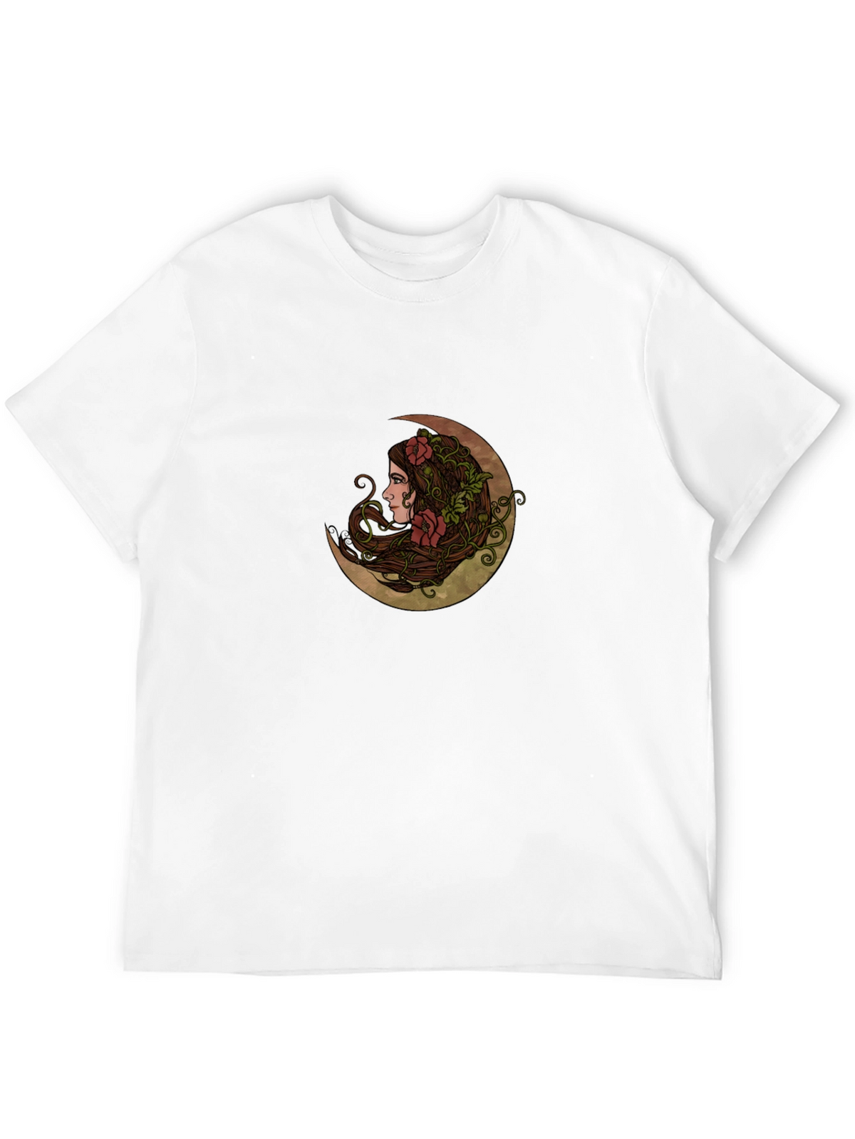 Moon Goddess Graphic T-Shirt - Unisex Black Tee