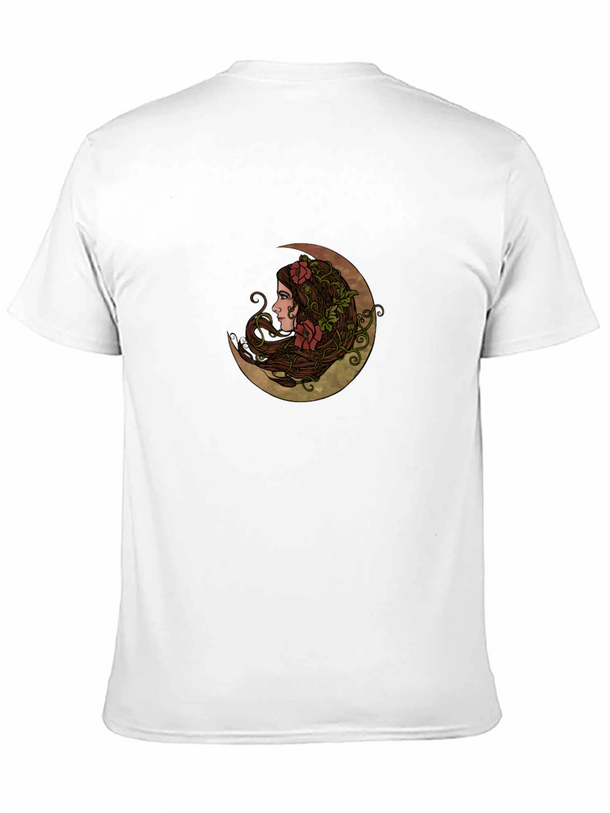 Moon Goddess Graphic T-Shirt - Unisex Black Tee