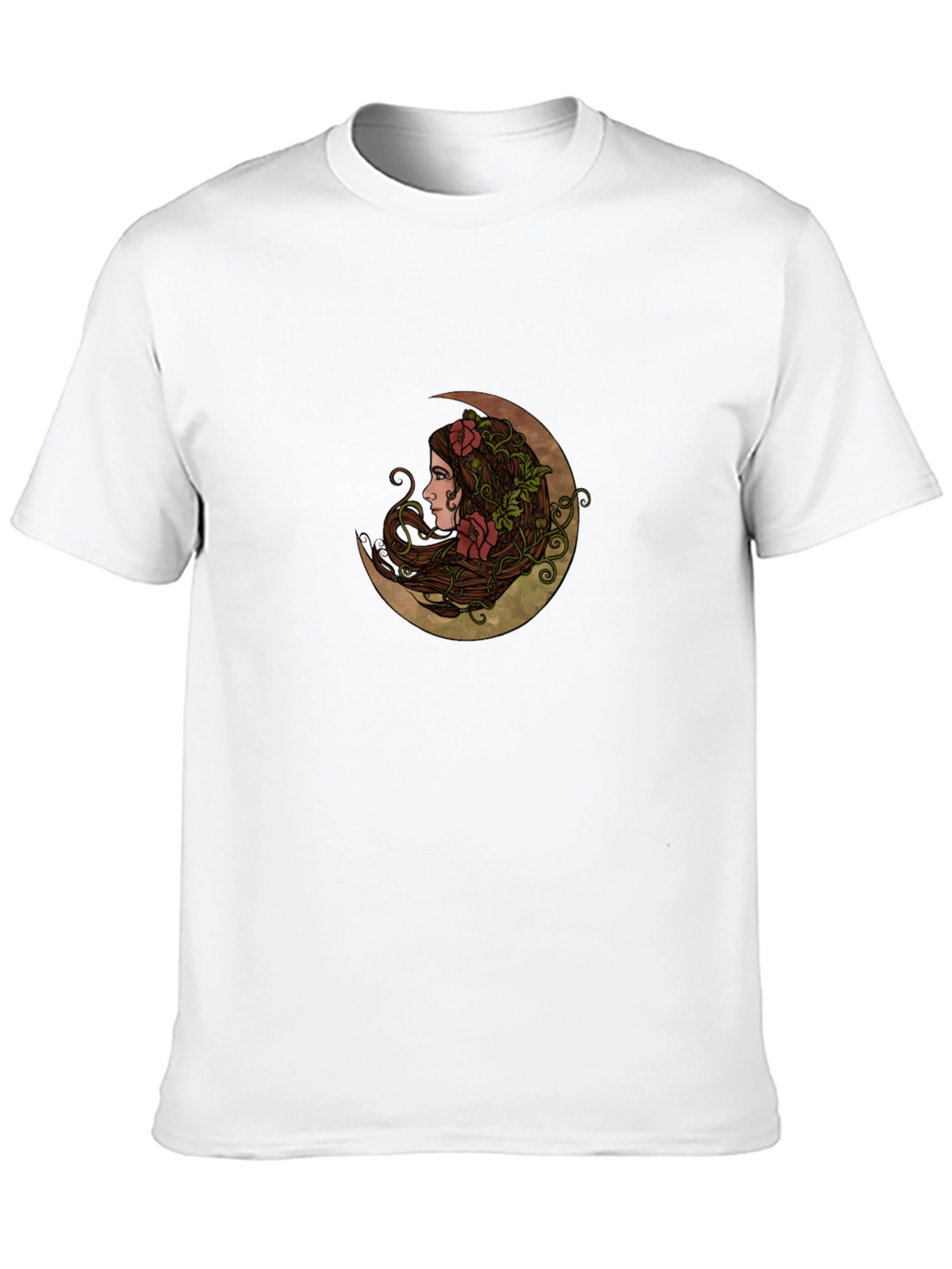 Moon Goddess Graphic T-Shirt - Unisex Black Tee