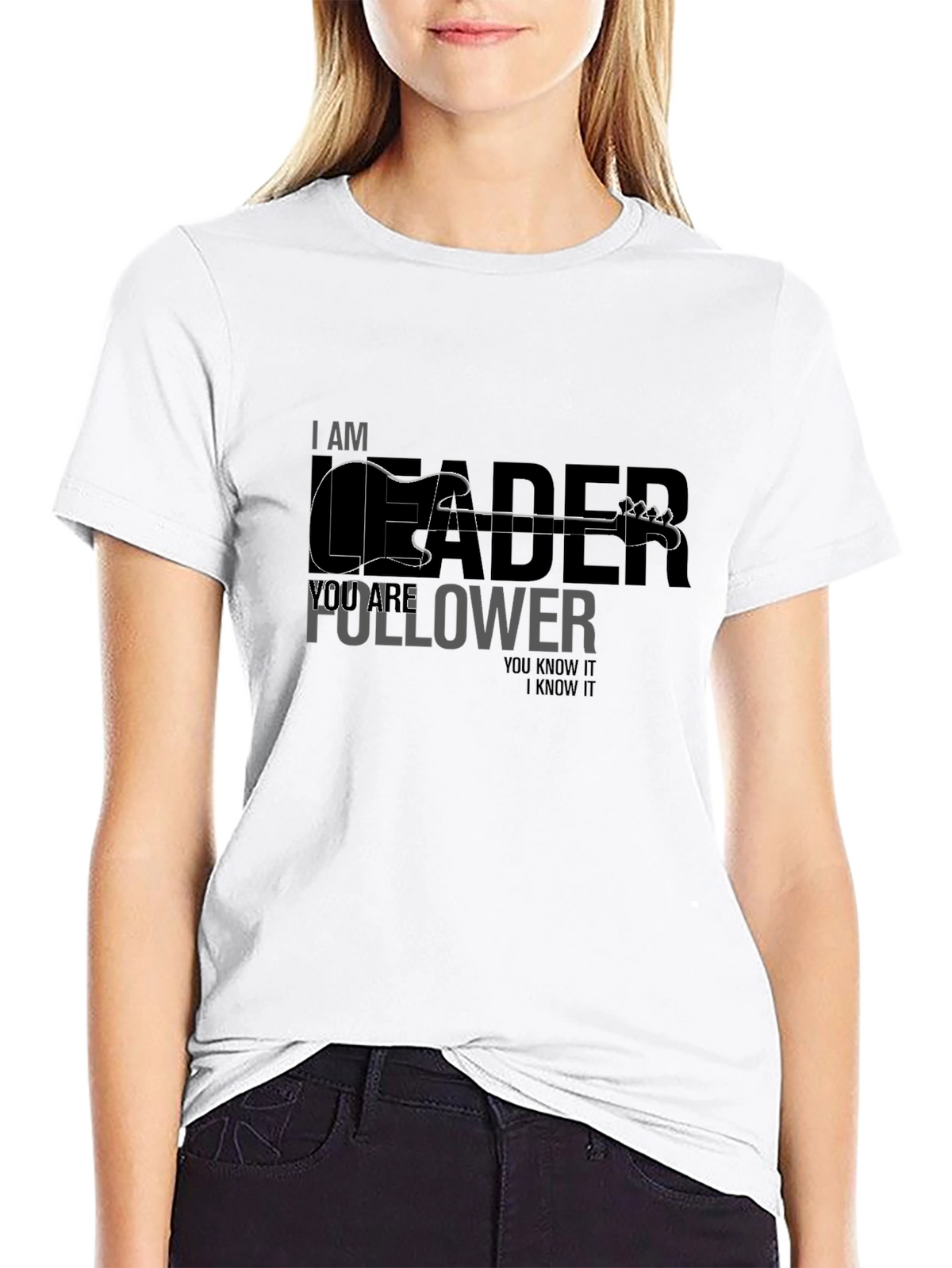 I Am Leader Guitar T-Shirt