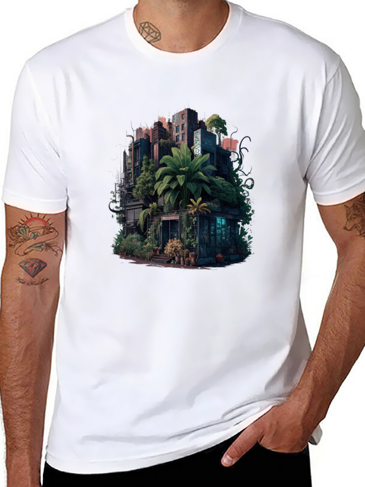 Urban Jungle T-Shirt: City Meets Nature Tee