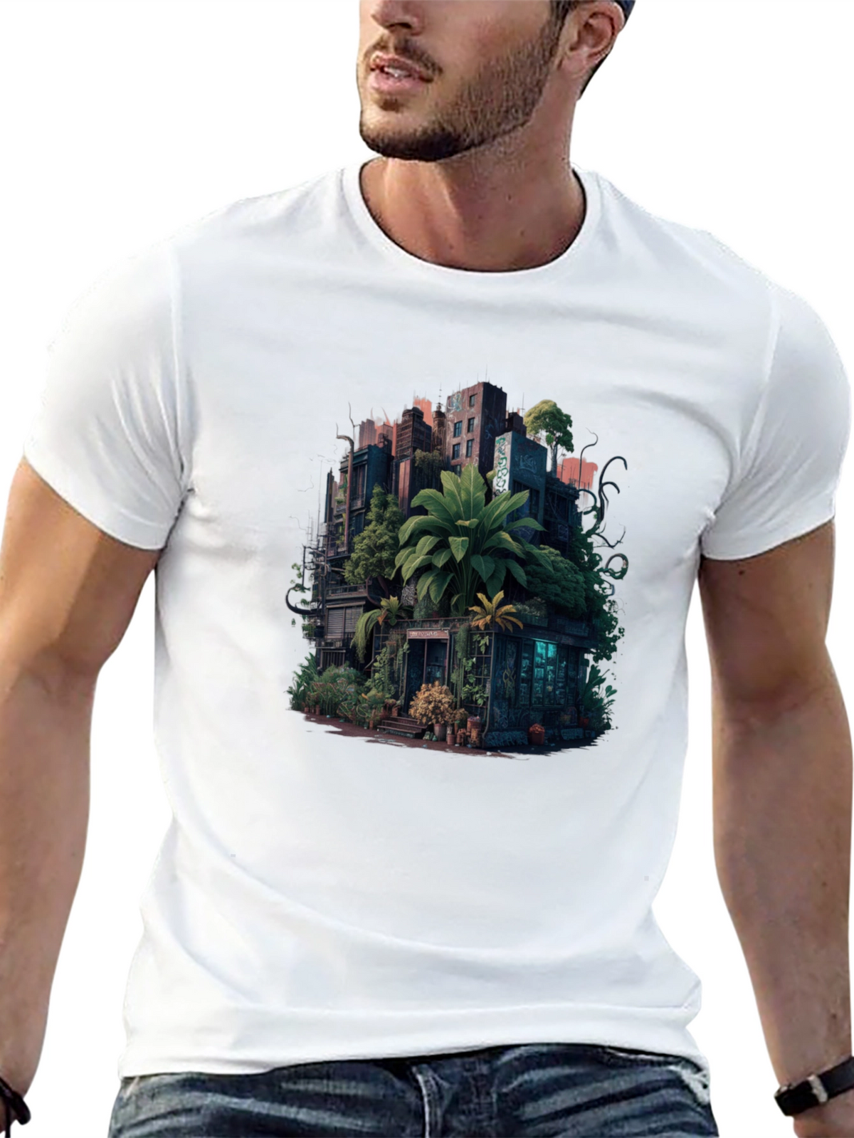 Urban Jungle T-Shirt: City Meets Nature Tee