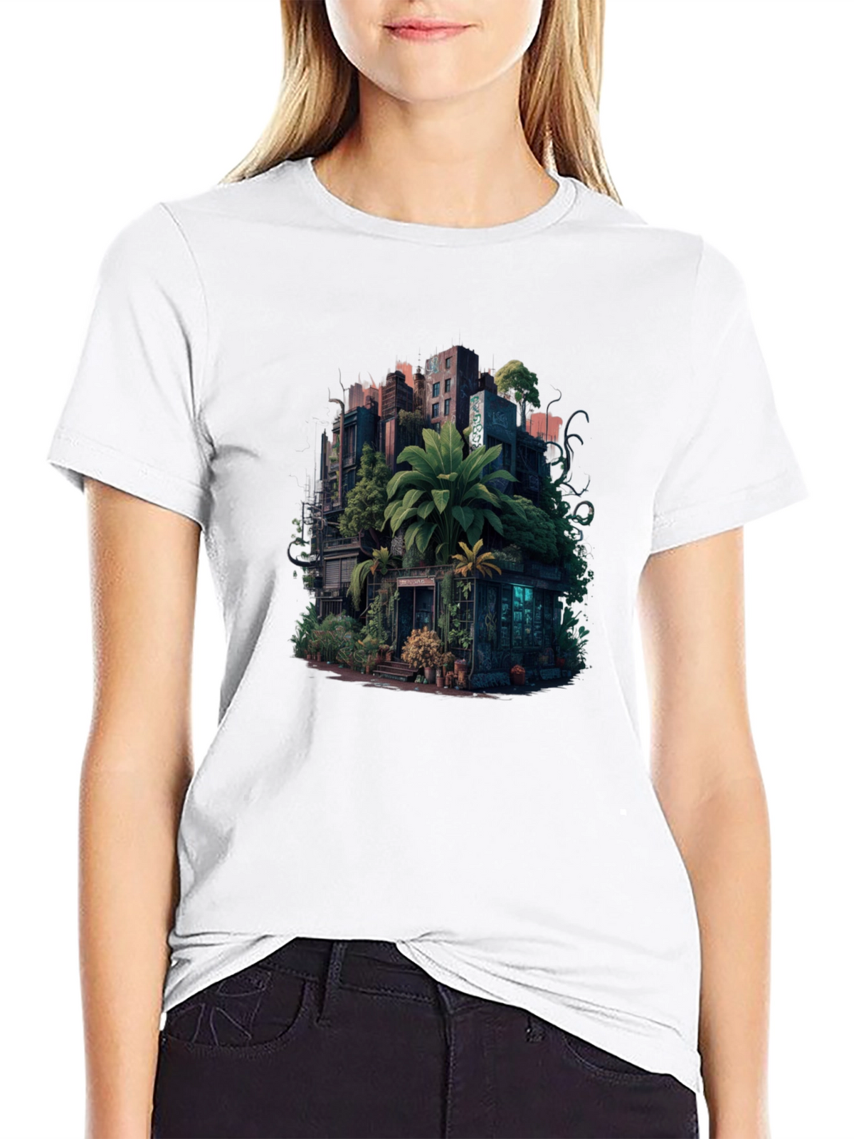 Urban Jungle T-Shirt: City Meets Nature Tee