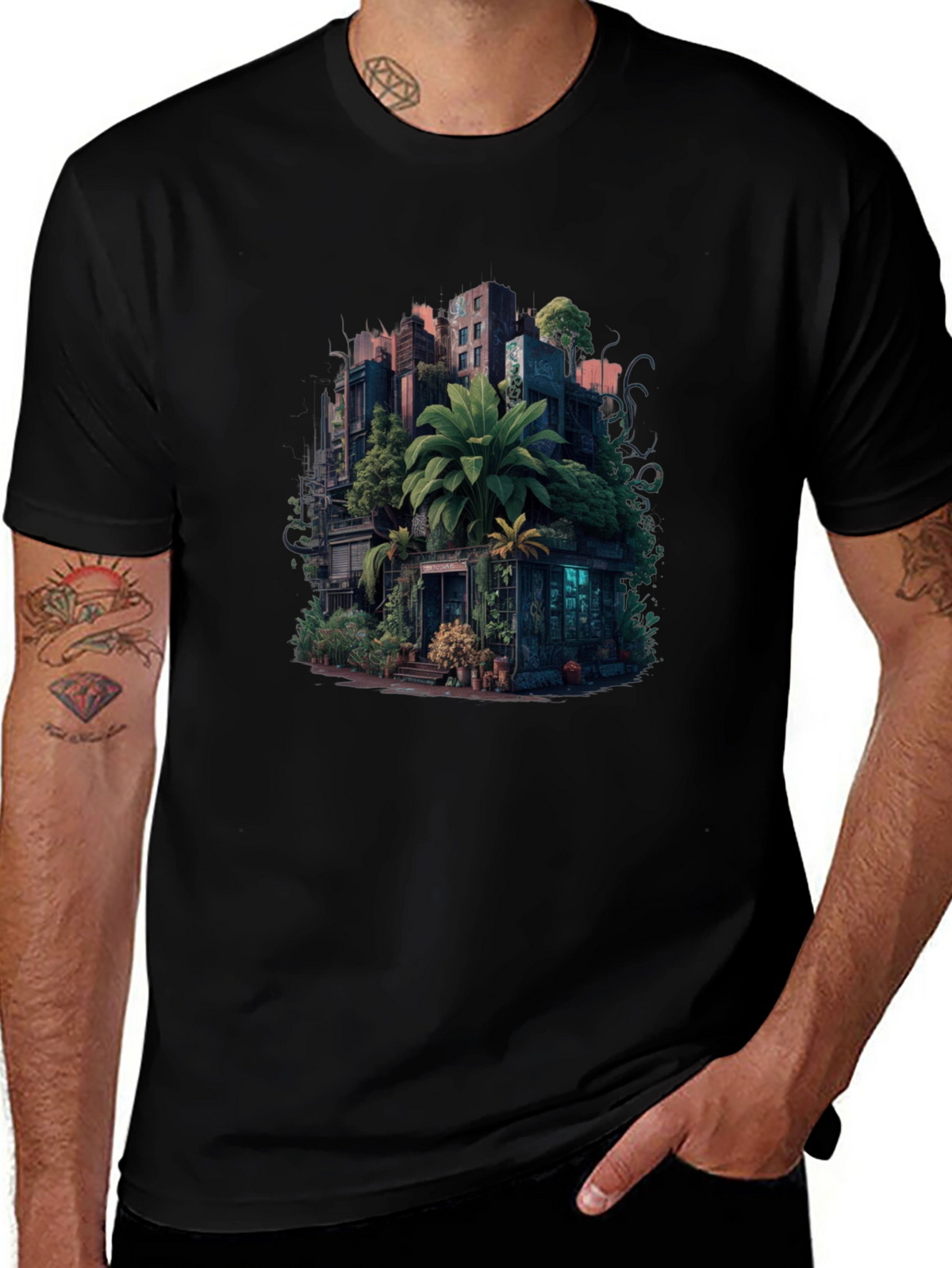 Urban Jungle T-Shirt: City Meets Nature Tee