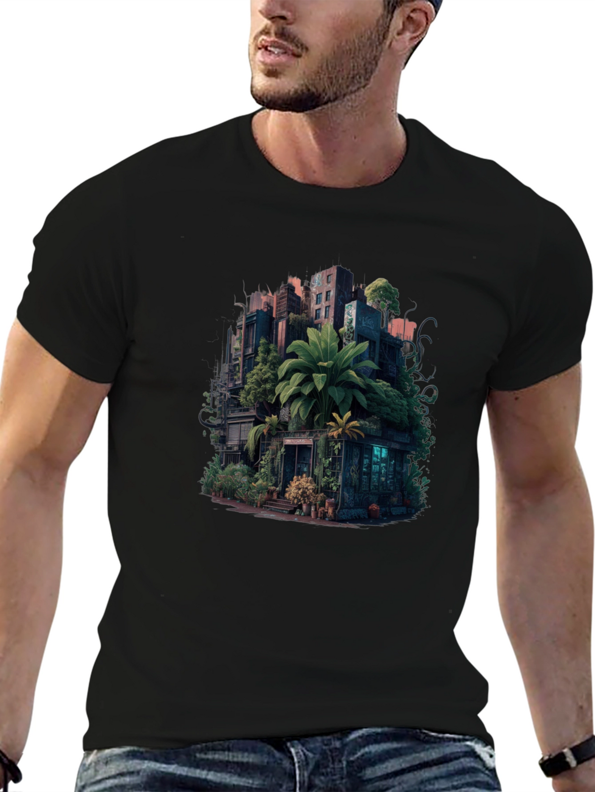 Urban Jungle T-Shirt: City Meets Nature Tee