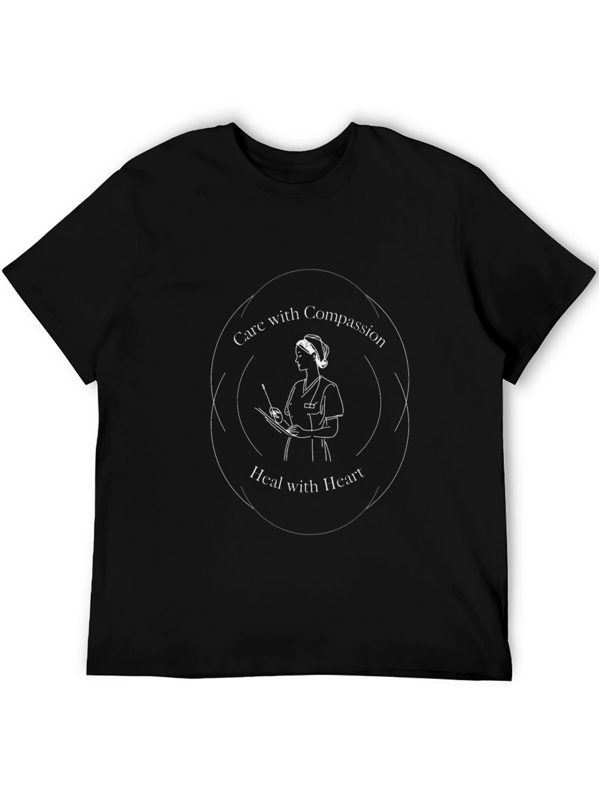 Nurse Compassion T-Shirt - Care with Heart
