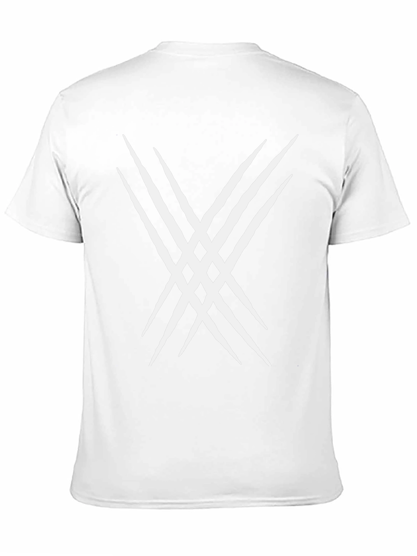 Claw Mark Graphic Tee - Black Cotton Blend