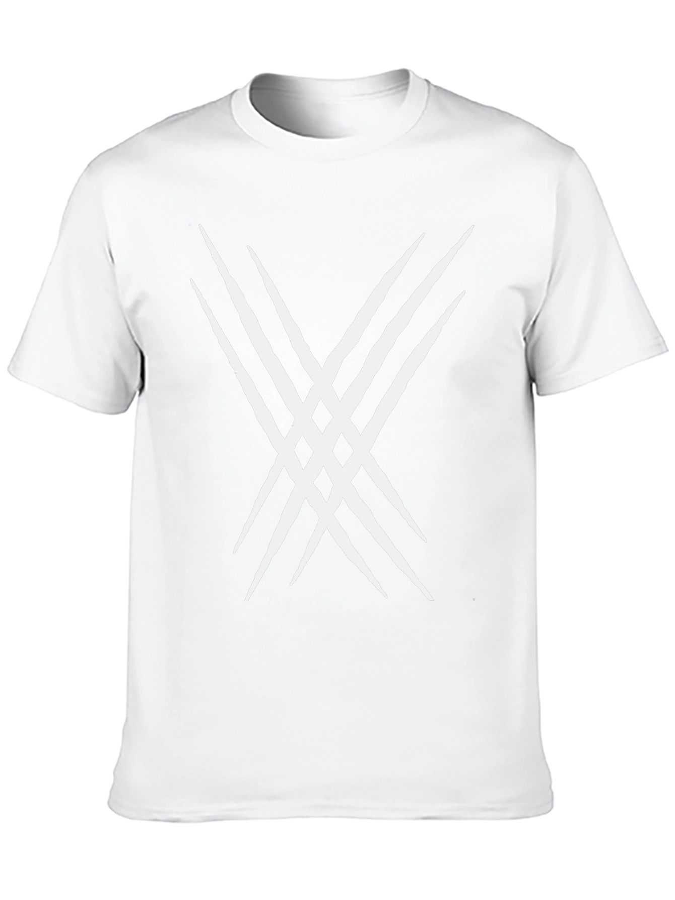 Claw Mark Graphic Tee - Black Cotton Blend