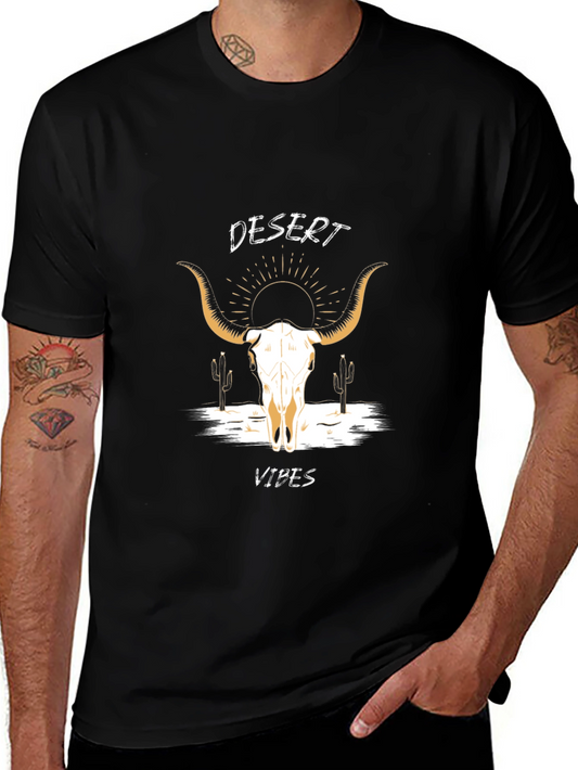 Desert Vibes Graphic Tee - Black