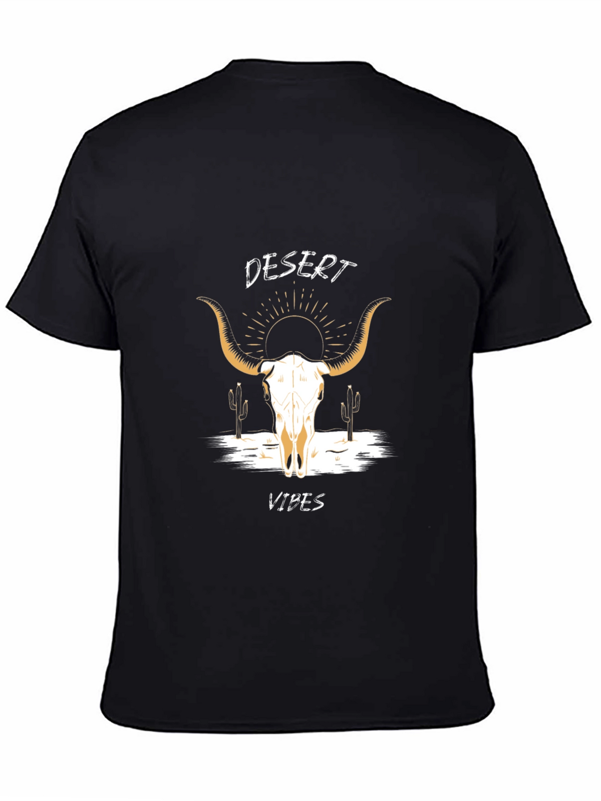 Desert Vibes Graphic Tee - Black