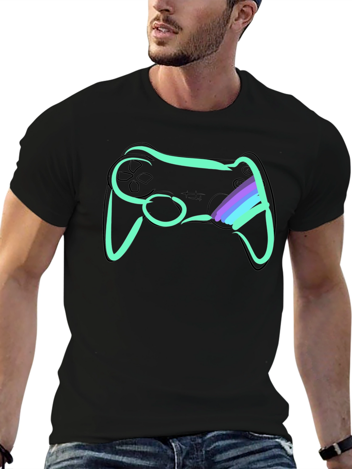 Gaming Controller Graphic Tee - Fun & Stylish