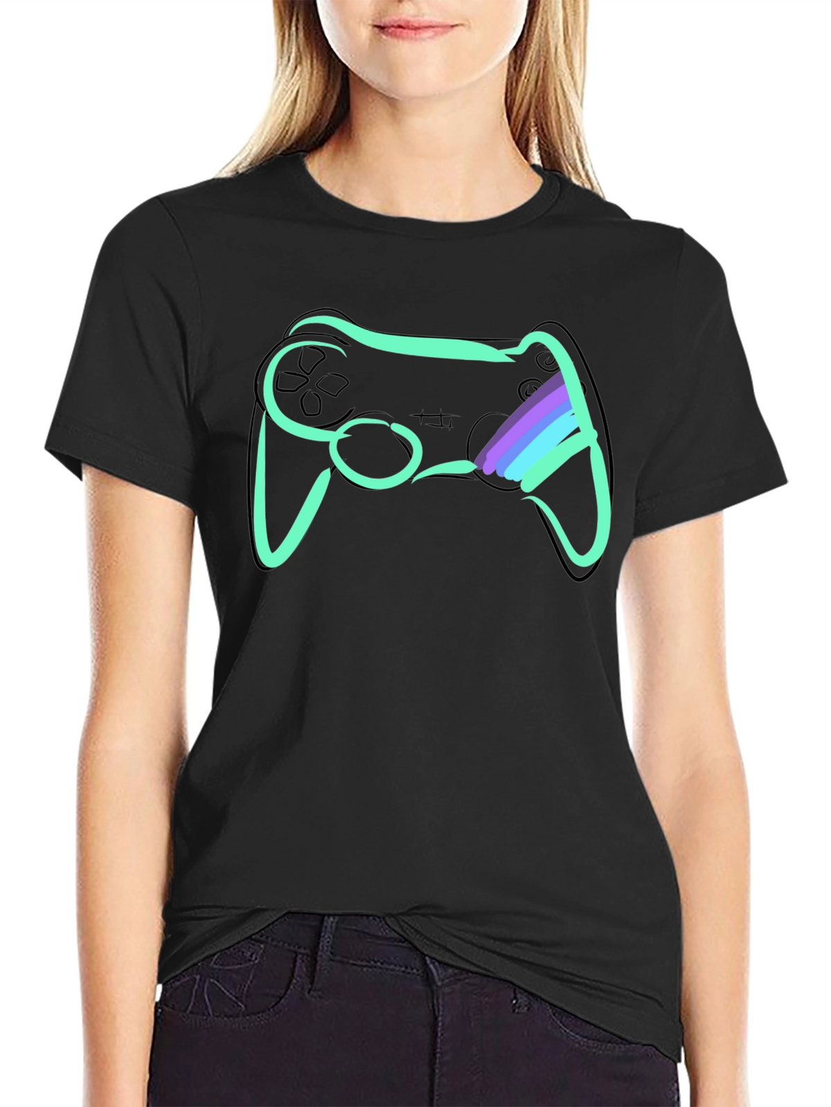 Gaming Controller Graphic Tee - Fun & Stylish