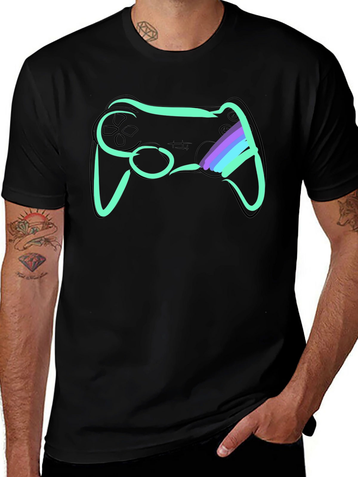 Gaming Controller Graphic Tee - Fun & Stylish