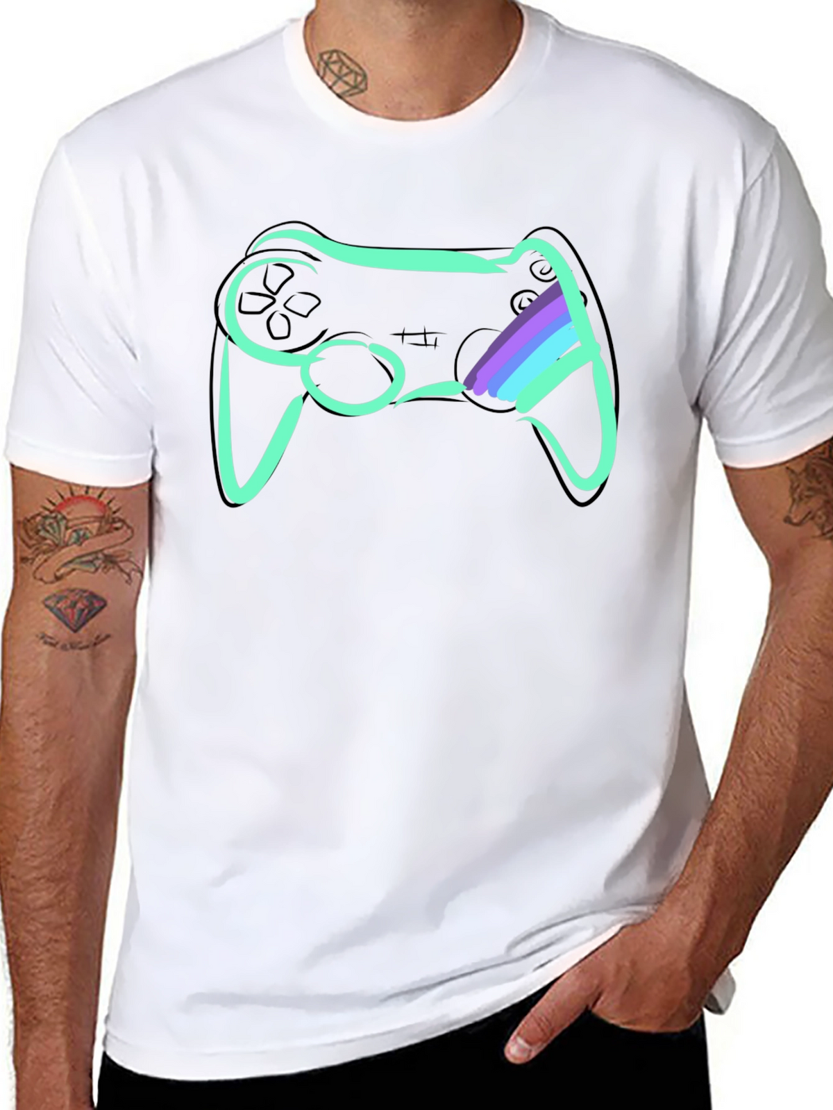 Gaming Controller Graphic Tee - Fun & Stylish