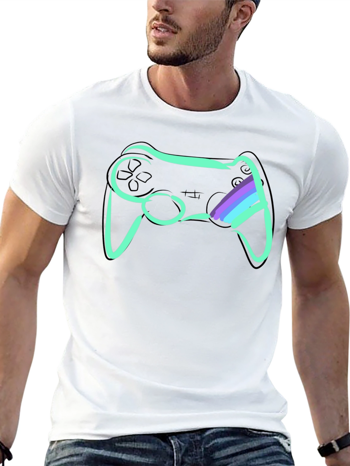 Gaming Controller Graphic Tee - Fun & Stylish