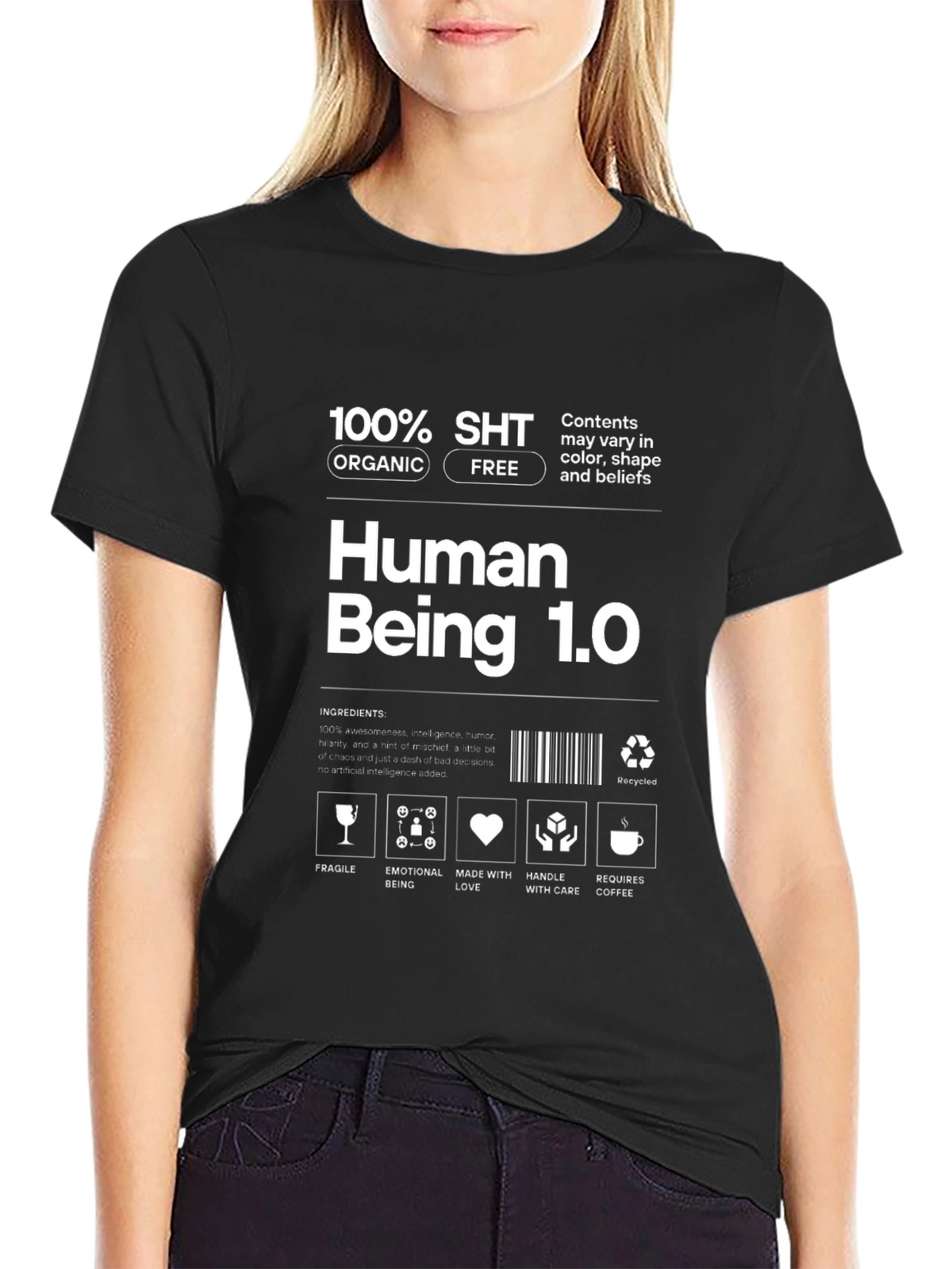 Human Being 1.0 T-Shirt Funny Gift